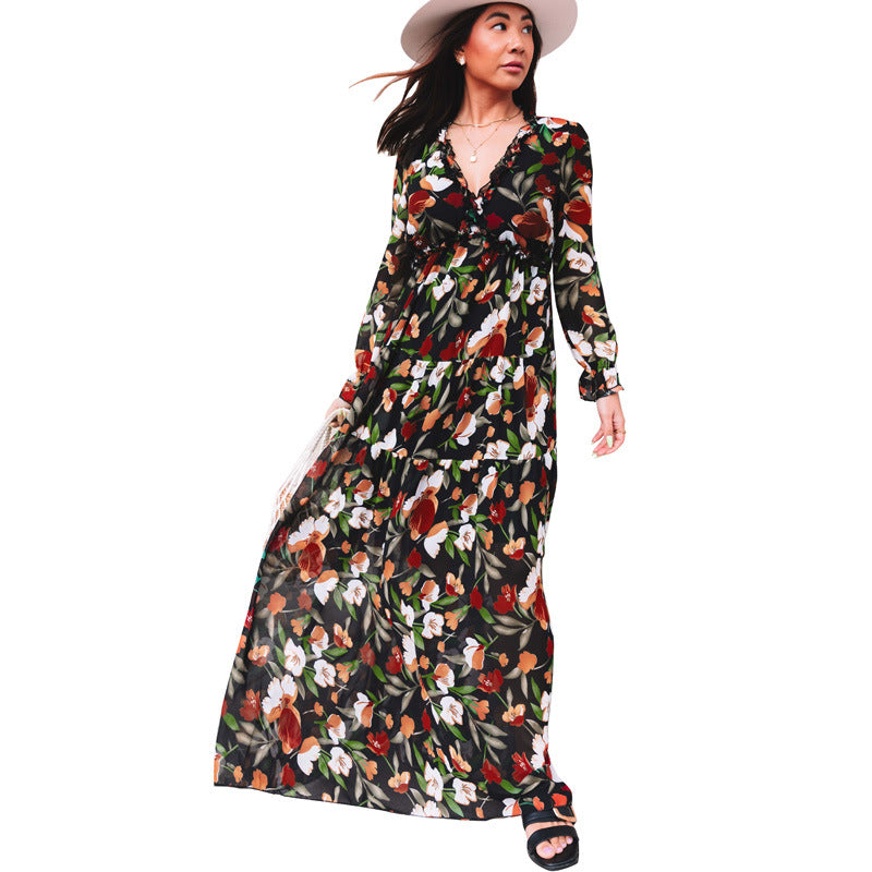 Alice Leroy® | robe longue élégante avec des fleurs