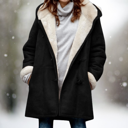 Riva Lefèvre® | Manteau premium avec capuche demi-longue