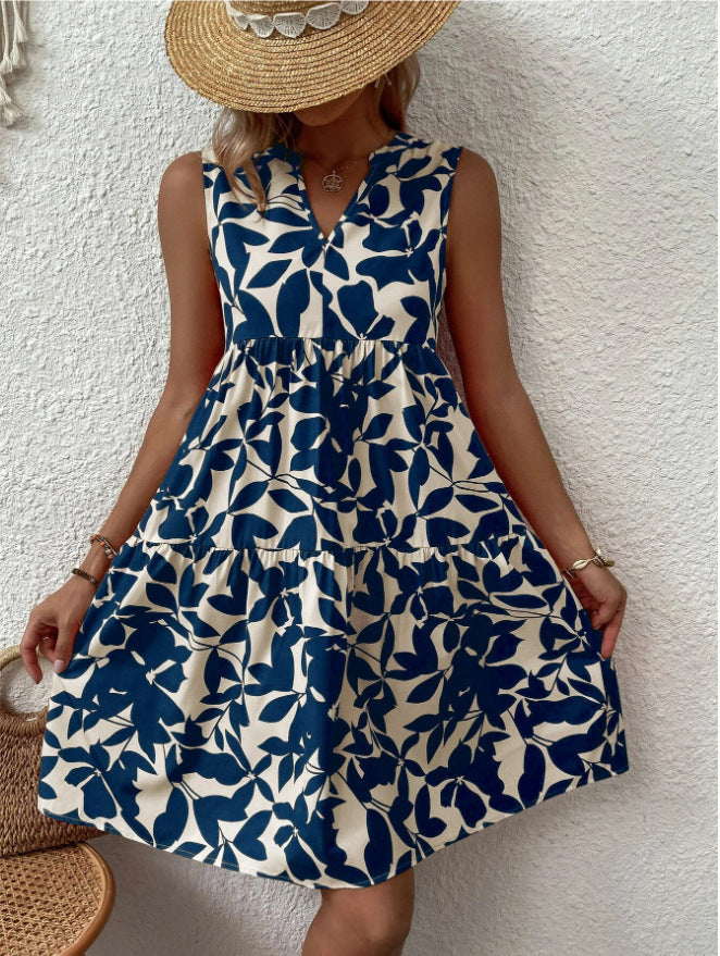 Élodie Lavin® | robe à imprimé feuillage