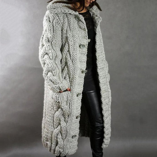 Pauline Laurent® | Manteau douillet en tricot pour femmes