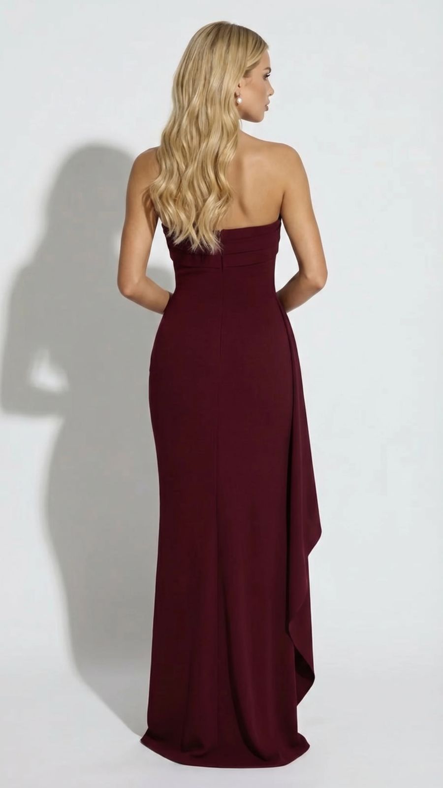 Robe longue élégante sans manches Cora pour femmes