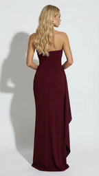 Robe longue élégante sans manches Cora pour femmes