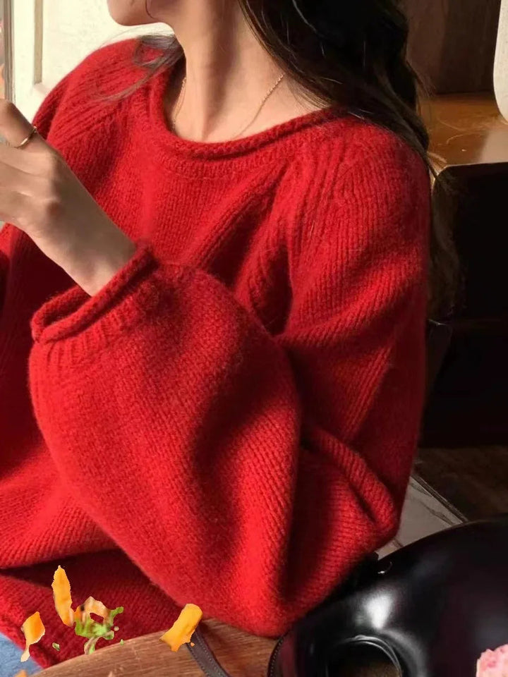 Pull en maille oversized confortable pour un style décontracté