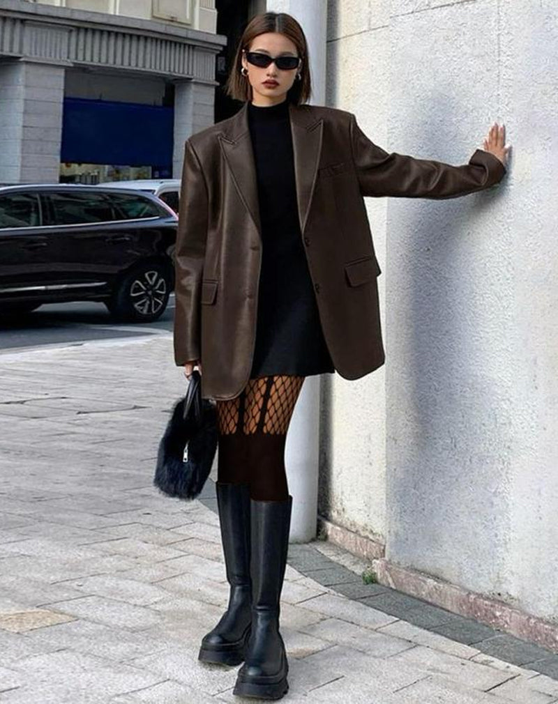 Bas autofixants sexy style fausse cuisse pour femmes