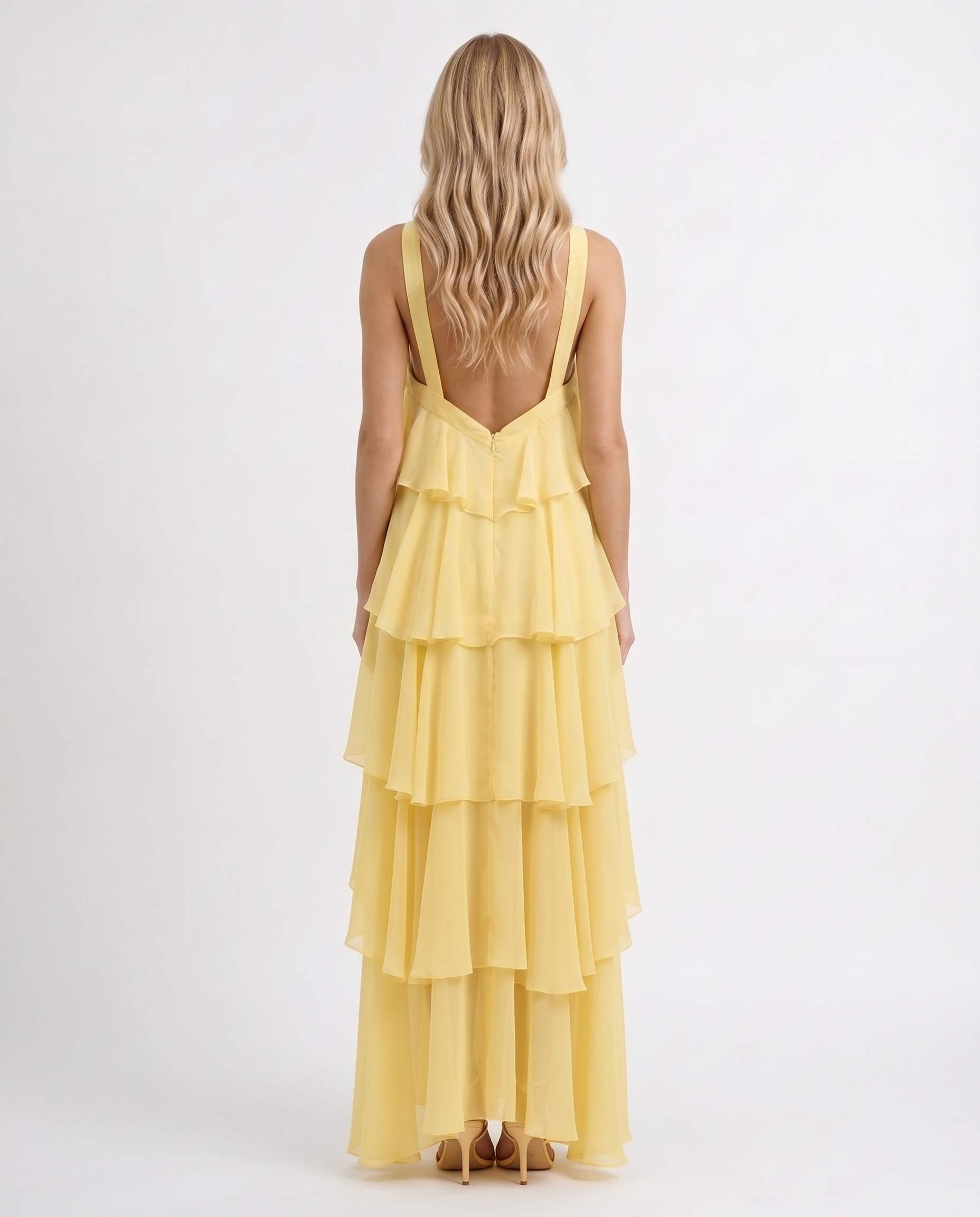Robe longue sans manches élégante Felicia