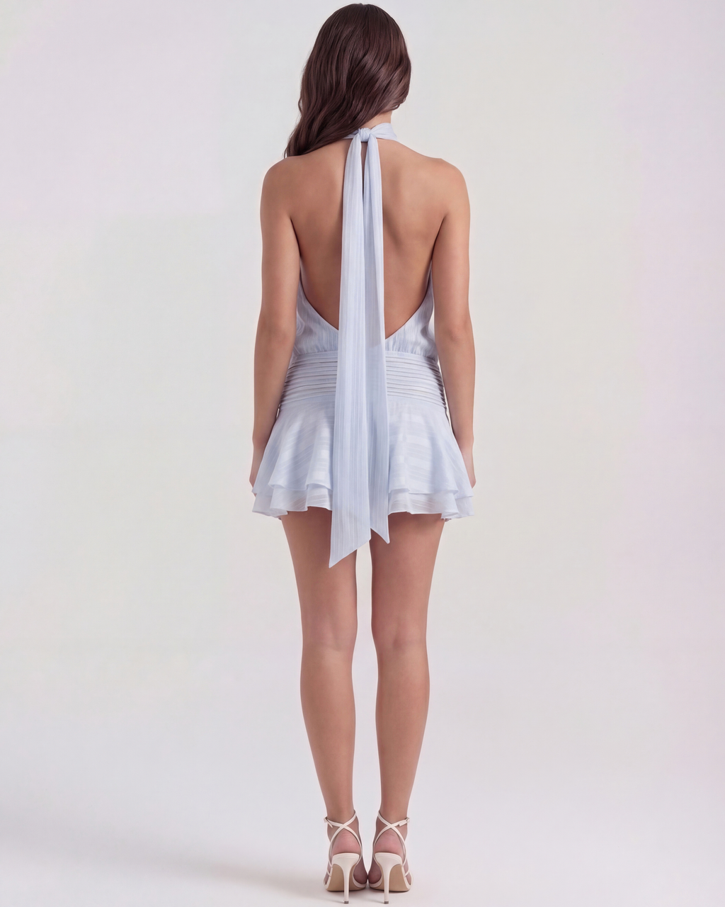 Robe Mini Sexy Froncée Amoura