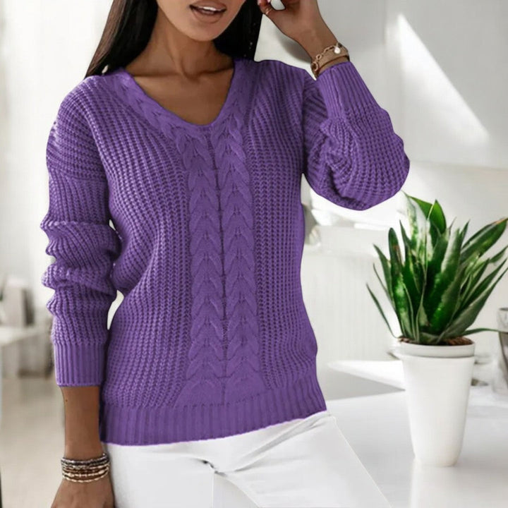 Pull en tricot scandinave confortable pour un style de tous les jours