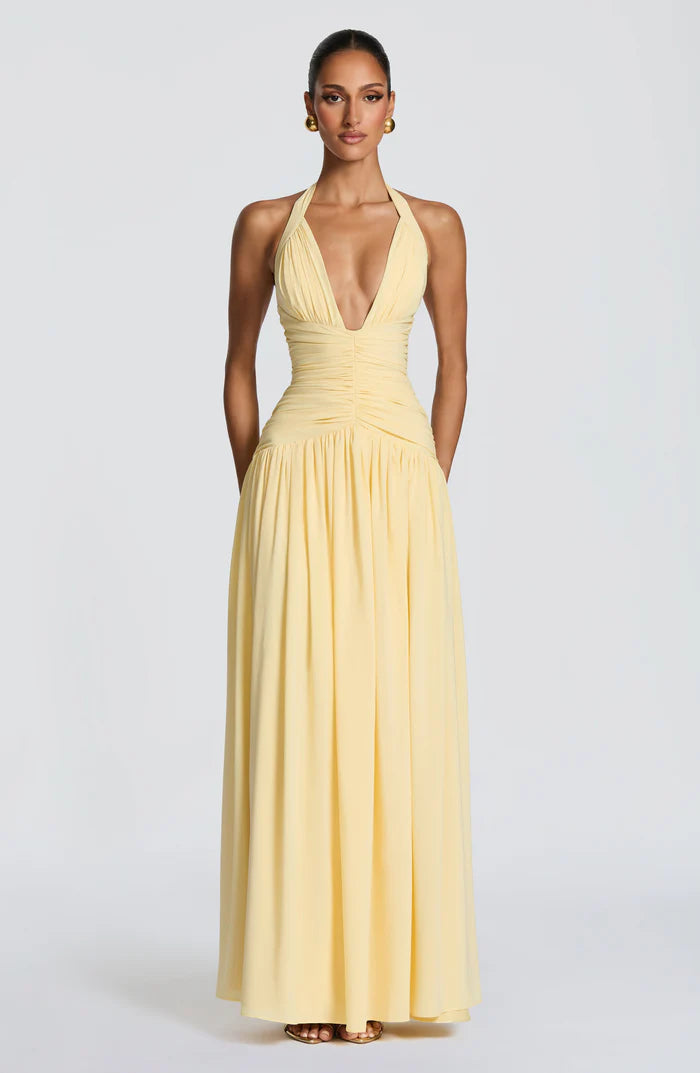Robe longue Amaris pour femmes, robe de soirée élégante