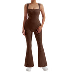 Combinaison moulante sans manches pour femme