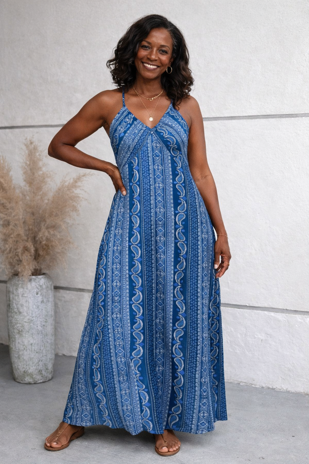 Robe d'été maxi pour femmes