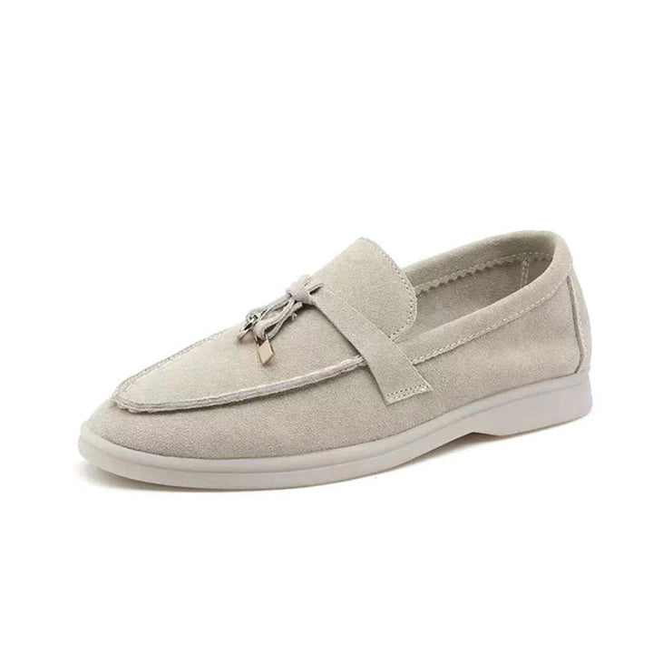 Mocassins en cuir chic avec boucle pour femmes