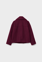 Veste courte chic à double boutonnage