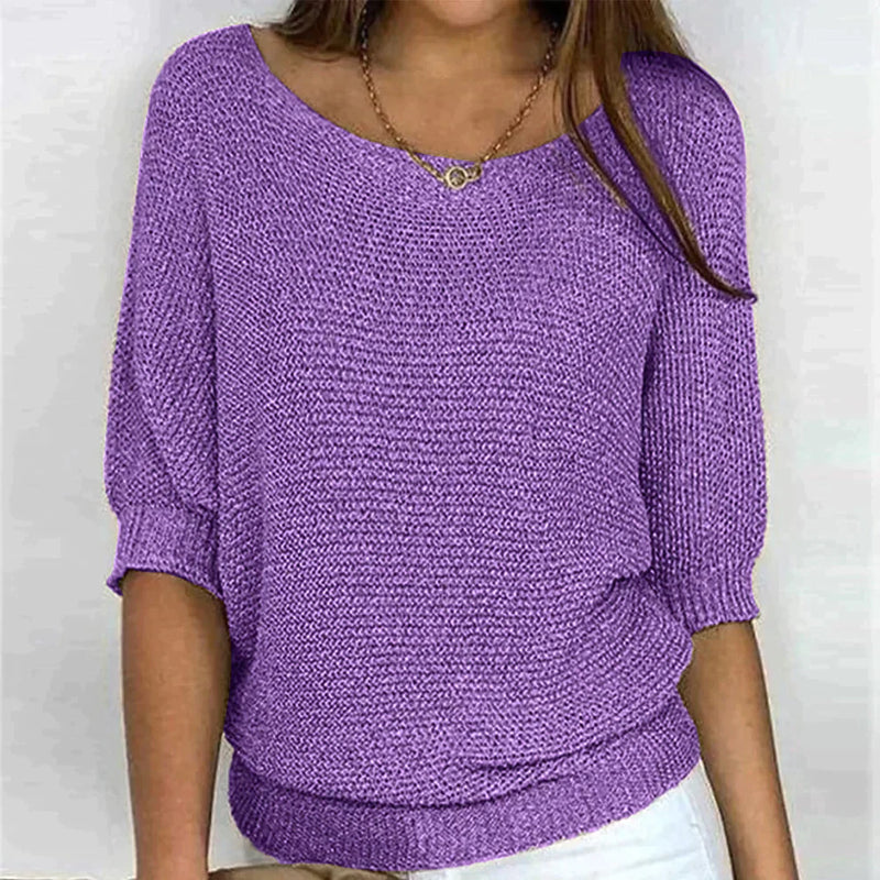 Pull-over en maille chic et confortable pour un style décontracté
