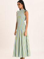 Robe longue élégante sans manches pour femmes