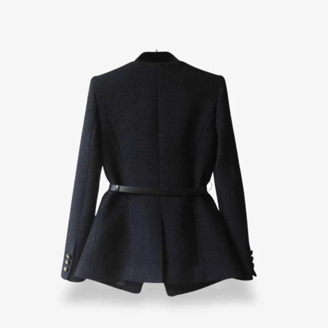 Veste en tweed sur mesure pour un style de bureau chic
