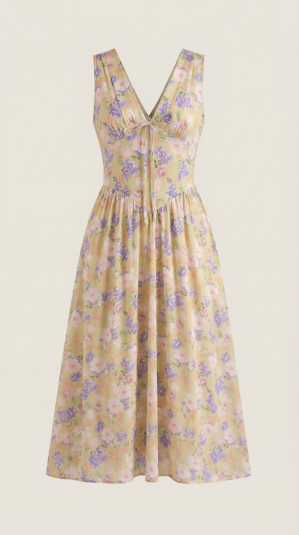 Robe mi-longue d'été corset pour femme