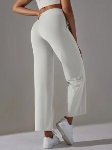 Léa Blanchet® | Pantalon large taille haute avec cordon