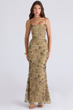 Robe longue élégante sans manches pour femmes