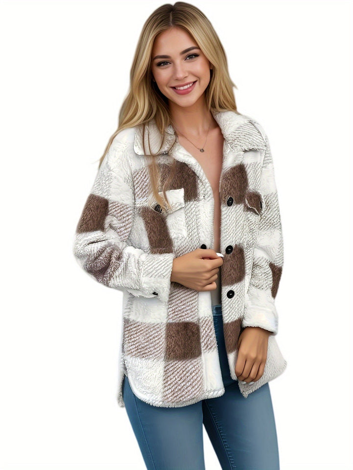 Veste-Chemise Douce Confortable et Ample