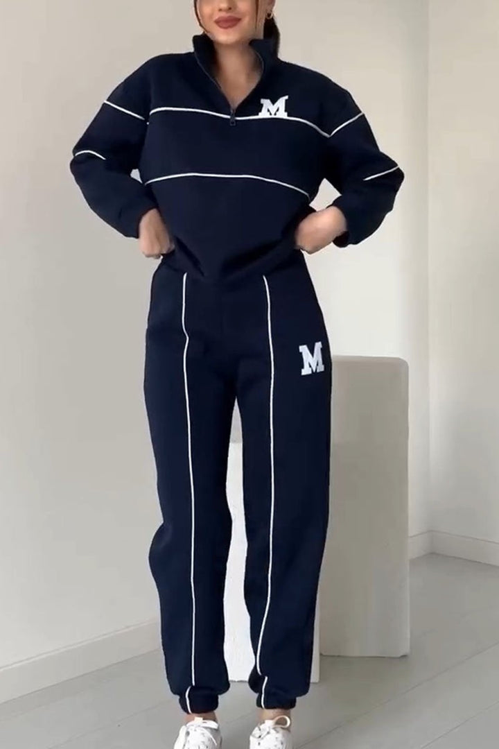 Ensemble détente casual confortable deux pièces