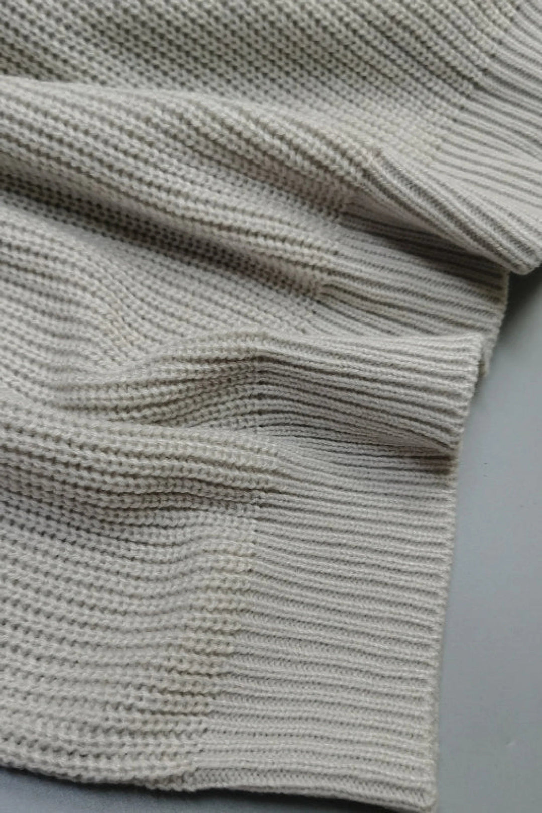 Pull en maille décontracté à col en V