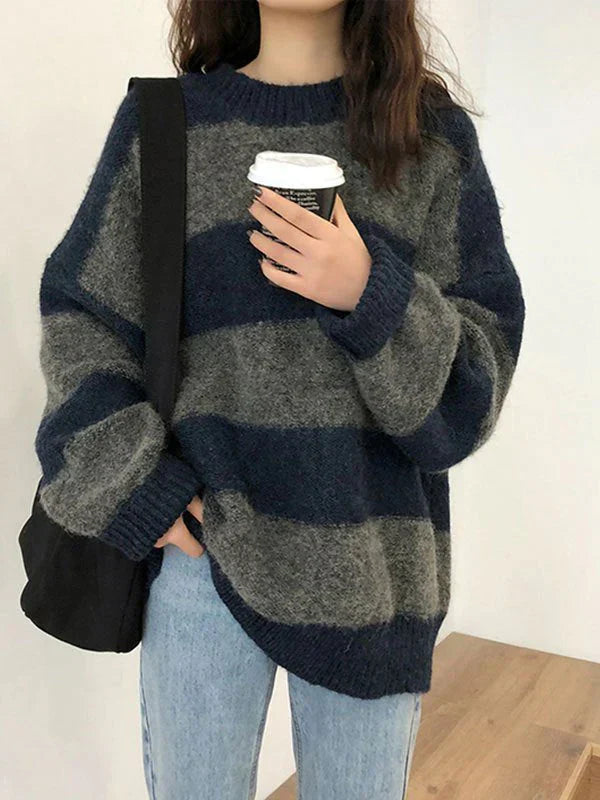 Pull en maille oversize élégant et confortable pour femme