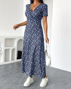 Robe moulante imprimée élégante