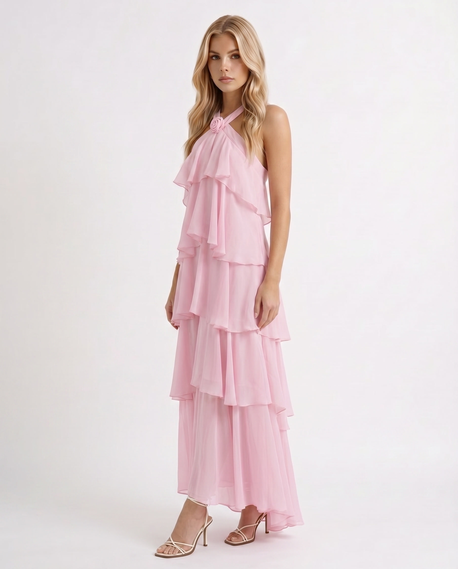Robe longue sans manches élégante Felicia