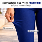 Culottes taille haute extensibles avec accents de boutons latéraux