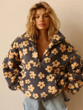 Sweat à capuche Daisy Bloom en polaire