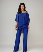 Ensemble chic superposé en deux pièces