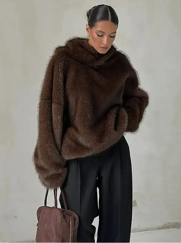 Manteau en fourrure de luxe
