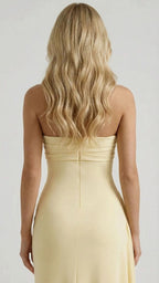 Robe longue élégante sans manches Cora pour femmes