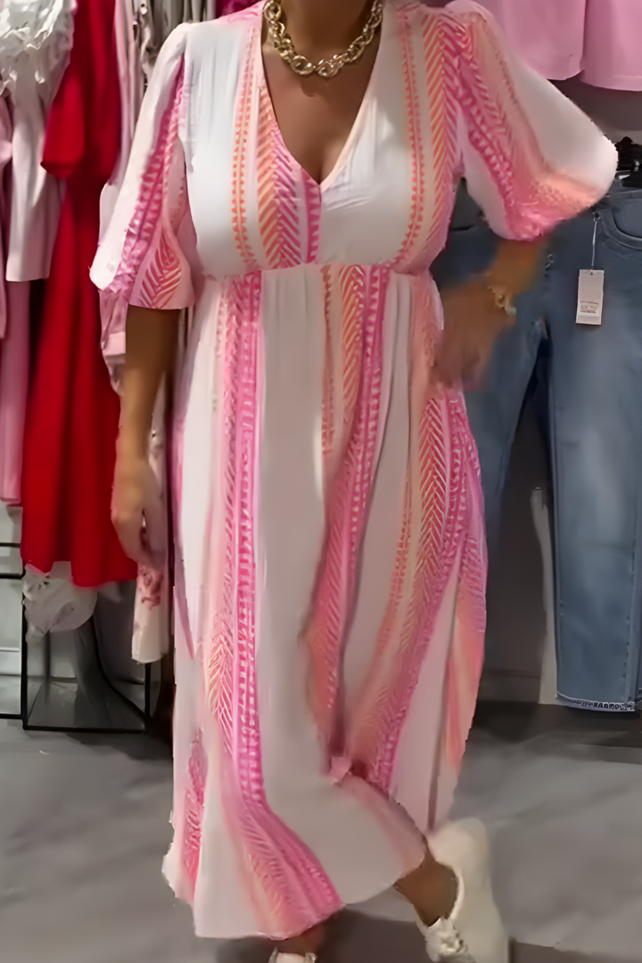Robe d'été en lin aérien