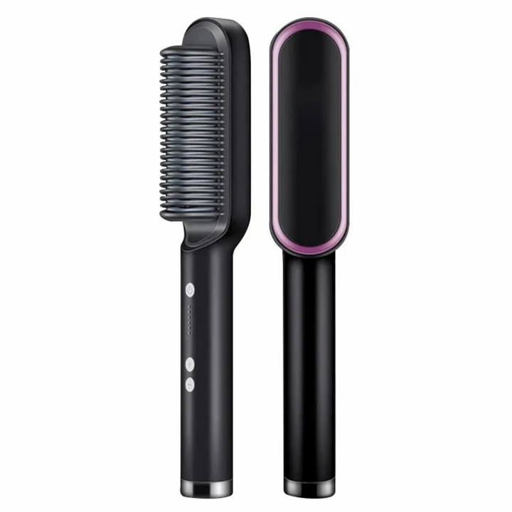 Brosse Électrique Coiffante pour Cheveux Lisses Instantanés et Soyeux
