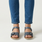 Sandales confortables pour femmes avec détails floraux