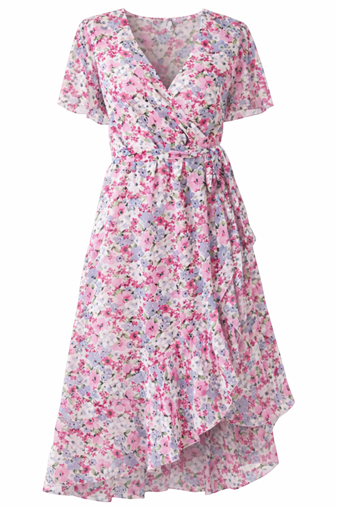 Robe Midi Florale Emma pour Femme