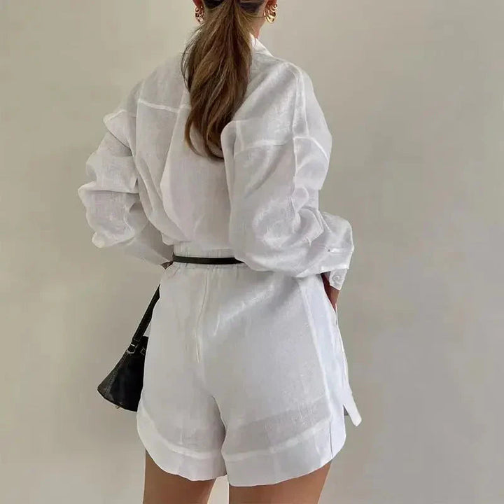 Ensemble Chemise Décontractée Respirante et Short pour un Confort Quotidien Facile