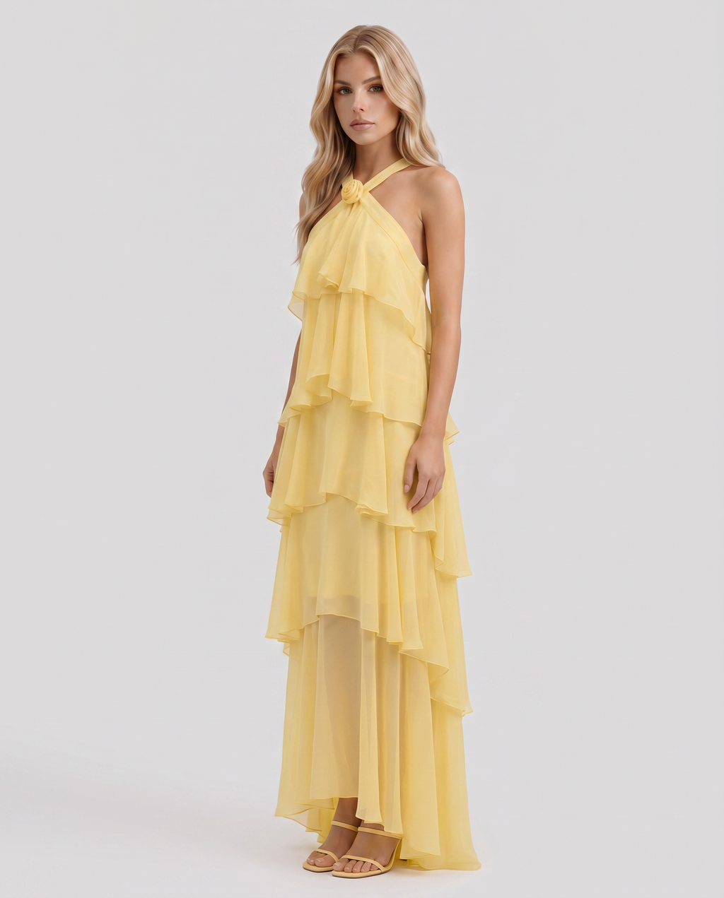 Robe longue sans manches élégante Felicia