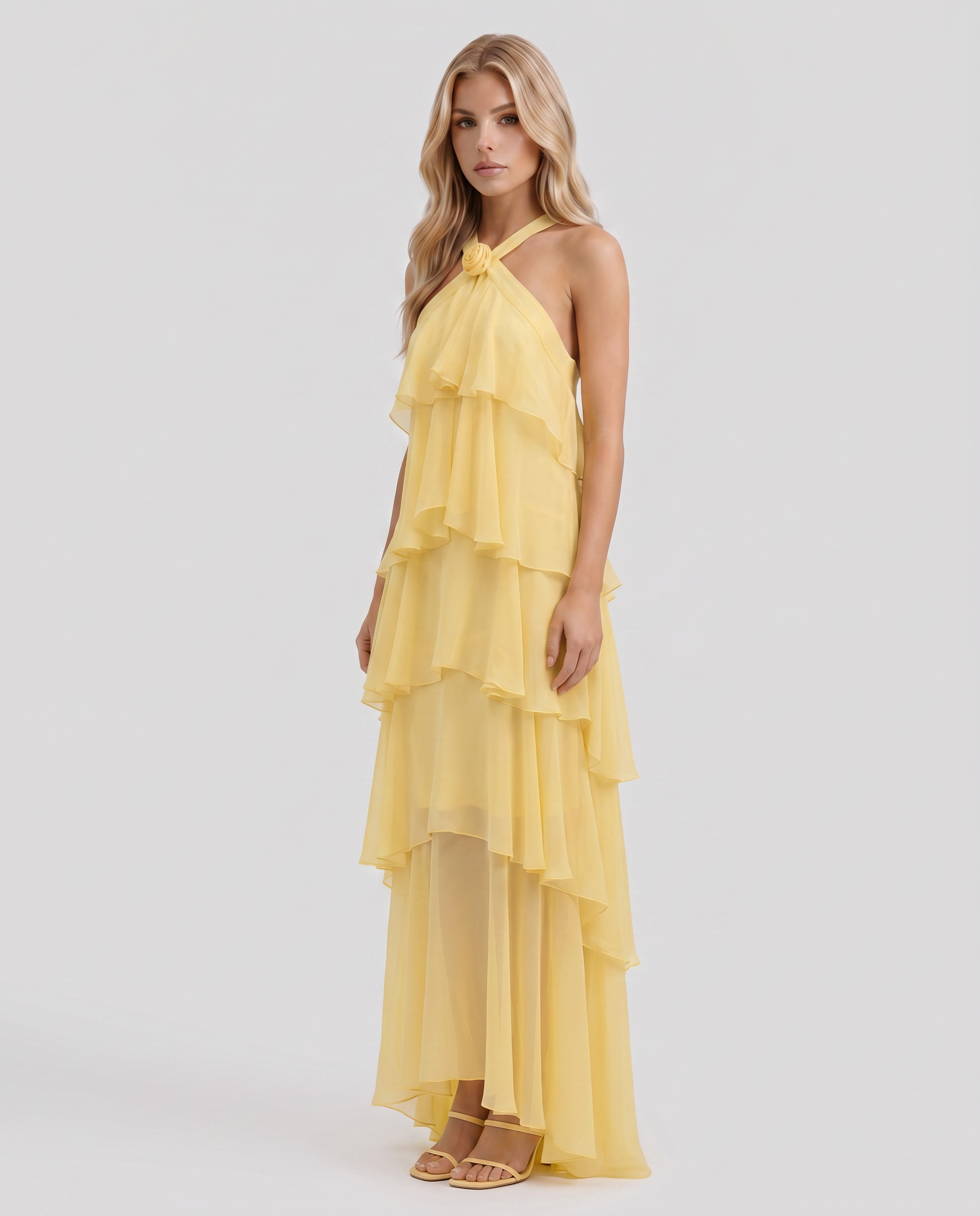 Robe longue sans manches élégante Felicia