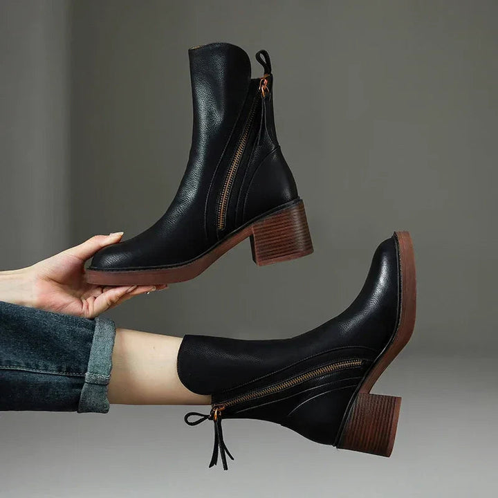 Bottines en cuir élégantes pour un style quotidien