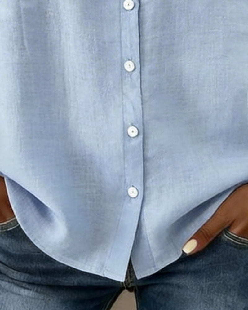 Chemise légère en lin pour femmes
