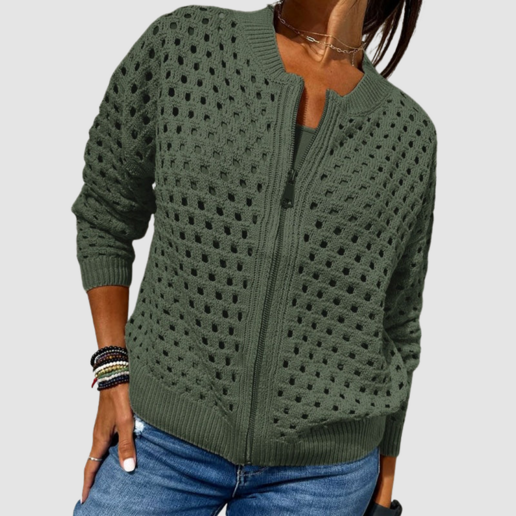 Gilet en tricot douillet