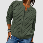 Gilet en tricot douillet
