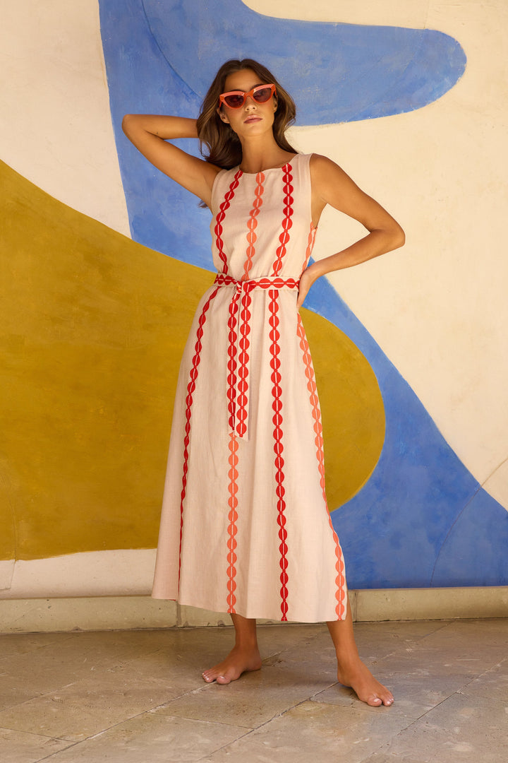 Robe portefeuille Margot en sucre de palme