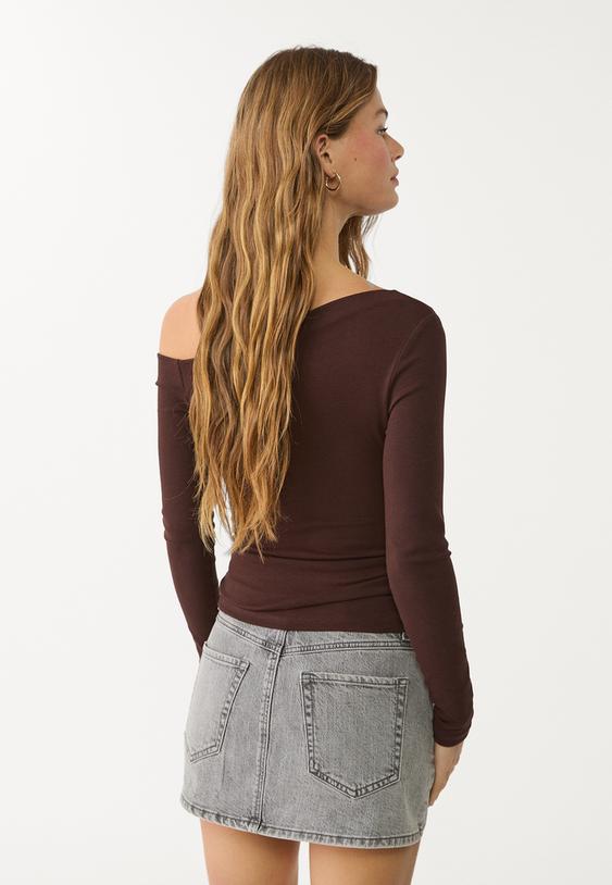 Mini-jupe-short en denim décontractée pour un style quotidien sans effort
