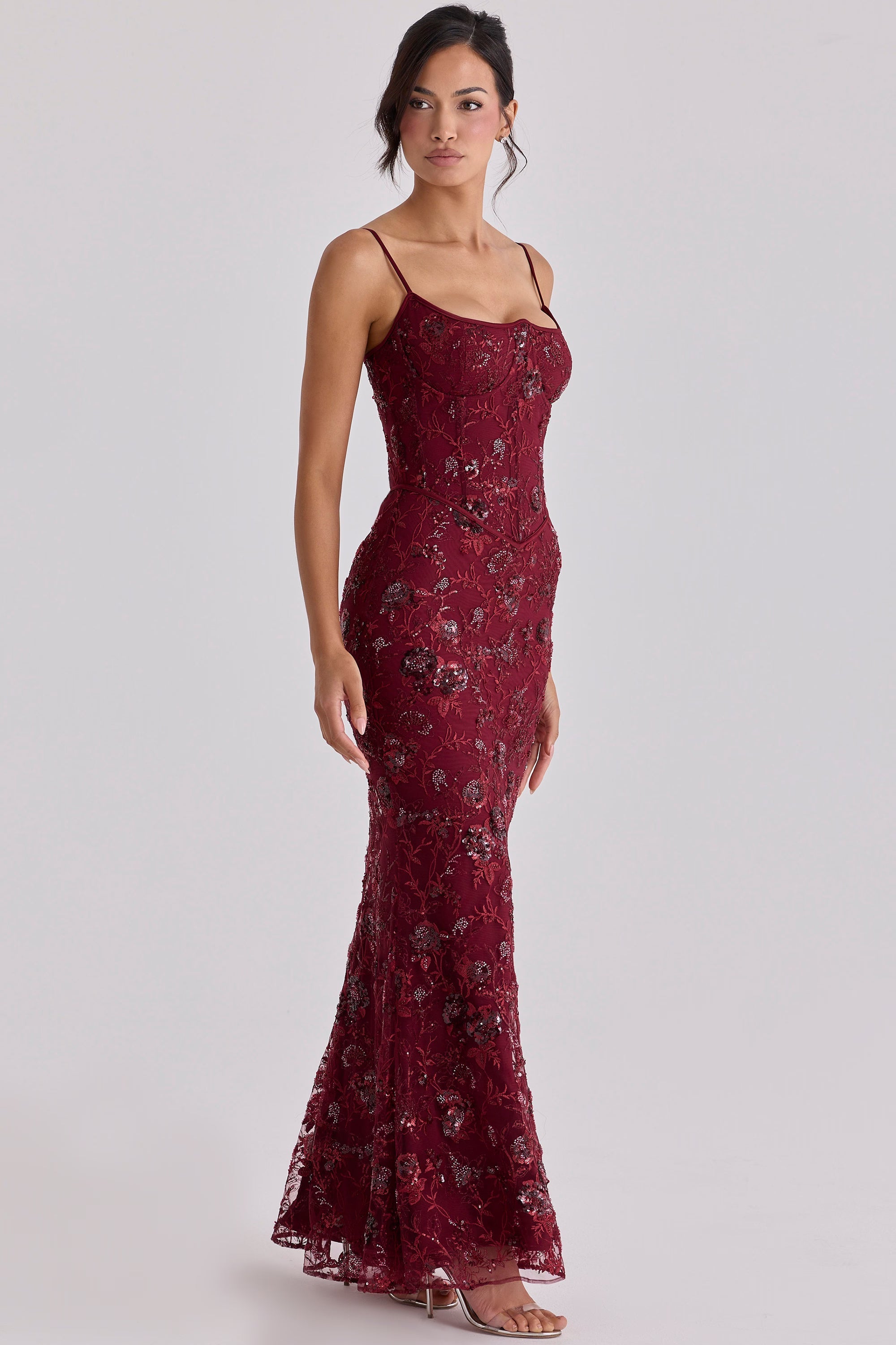 Robe longue élégante sans manches pour femmes