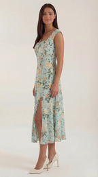 Robe corset midi femme tenue invité mariage