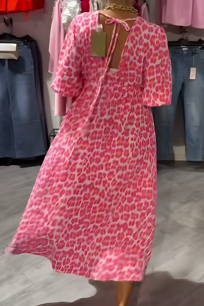 Robe d'été en lin aérien