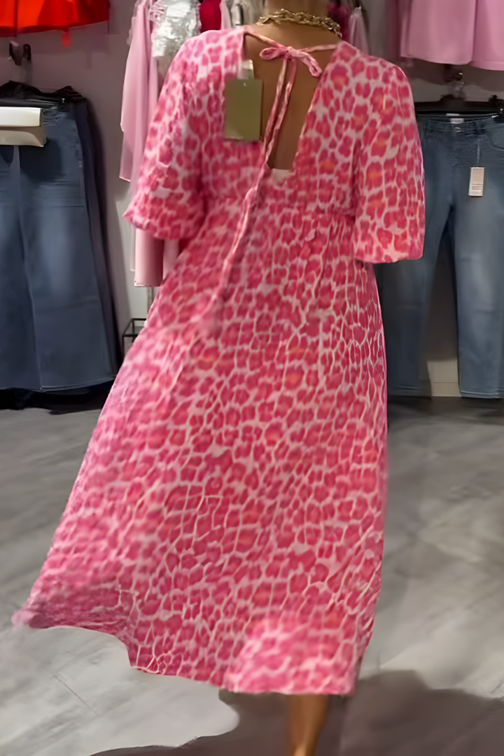 Robe d'été en lin aérien